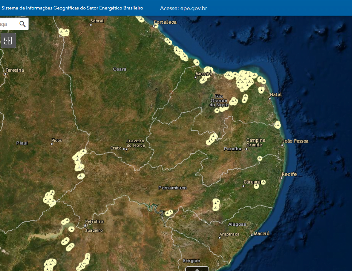 Onde encontrar informações dos Parques Eólicos no Brasil
